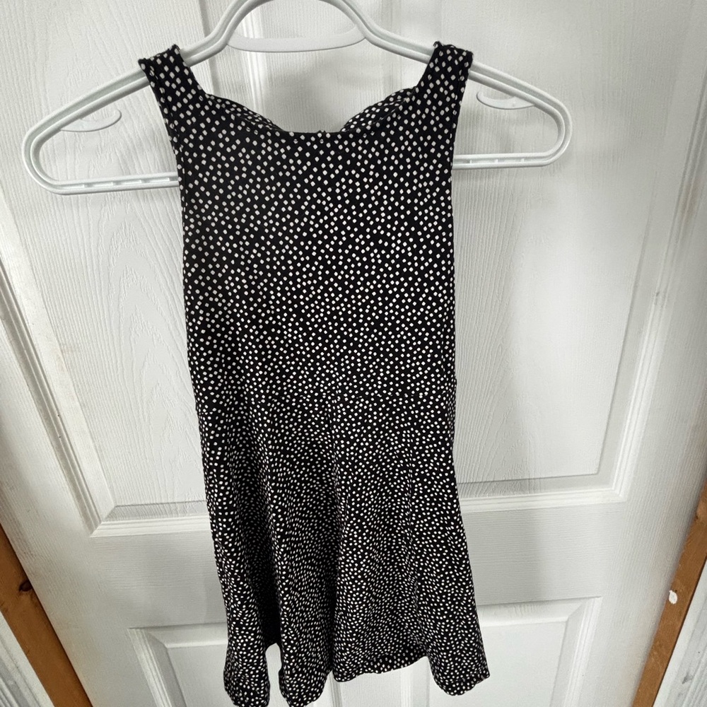 3 for $20! Black and White Polka Dot Dress